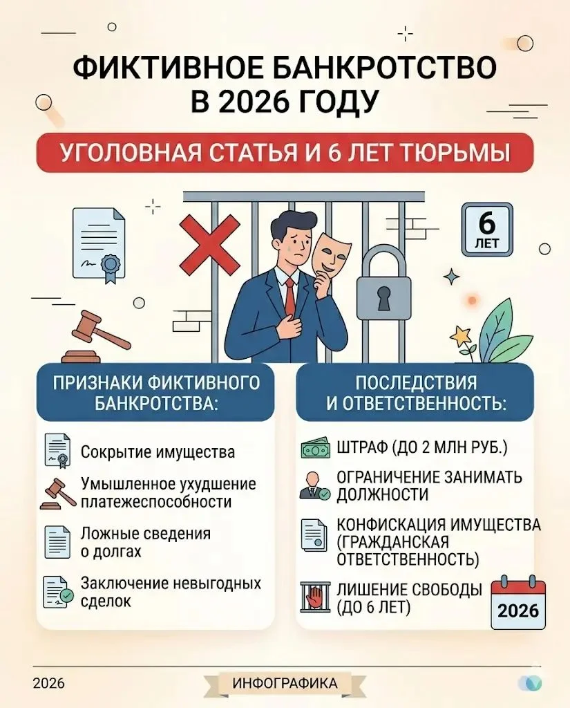 Фиктивное банкротство — это уголовная статья?