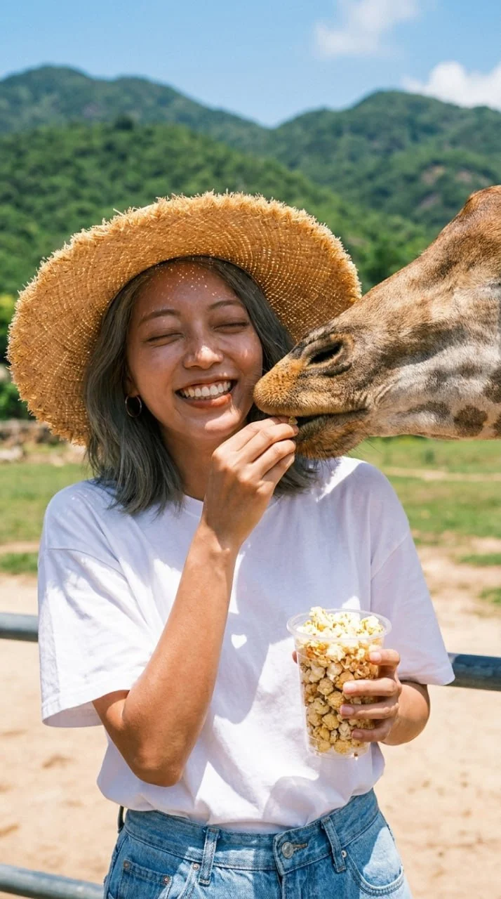 🦒Фото с жирафом