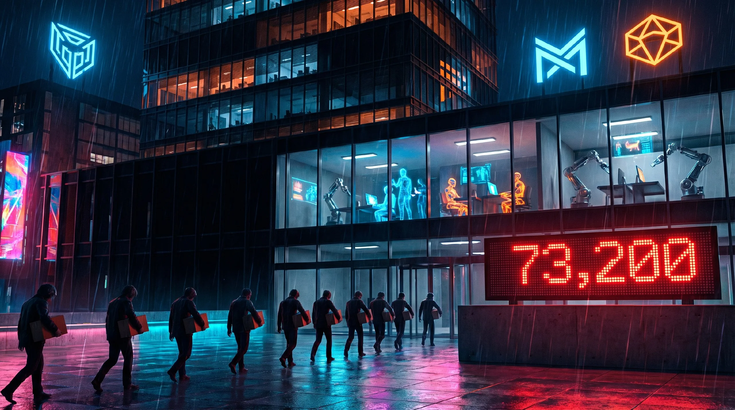 💀 73,200 увольнений в IT за Q1 2026 — AI заменяет людей